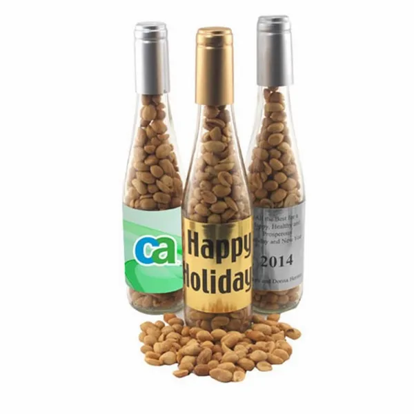 Champagne Bottle with Peanuts 11" - Custom Patch