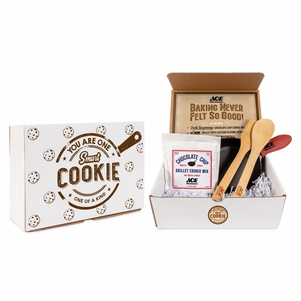 Fresh Beginnings Skillet Cookie Kit with Bamboo Cooking Utensils - Custom Patch