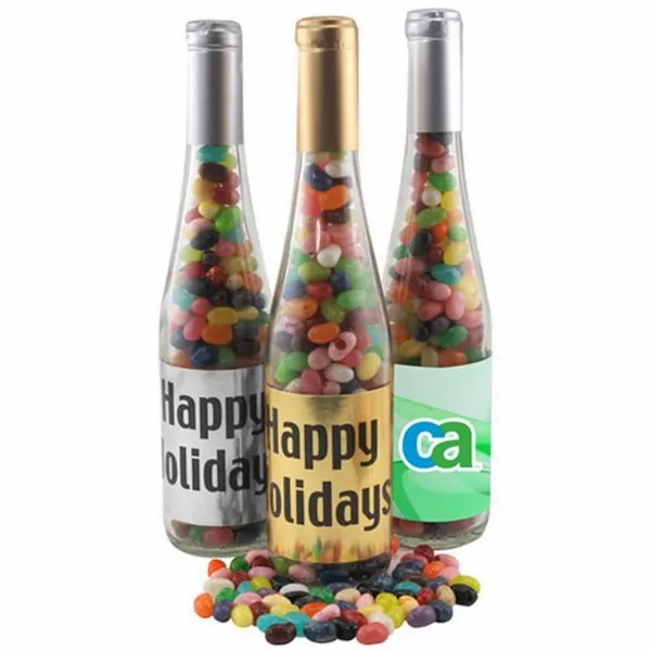 Champagne Bottle w/Jelly Bellies 11" - Custom Patch