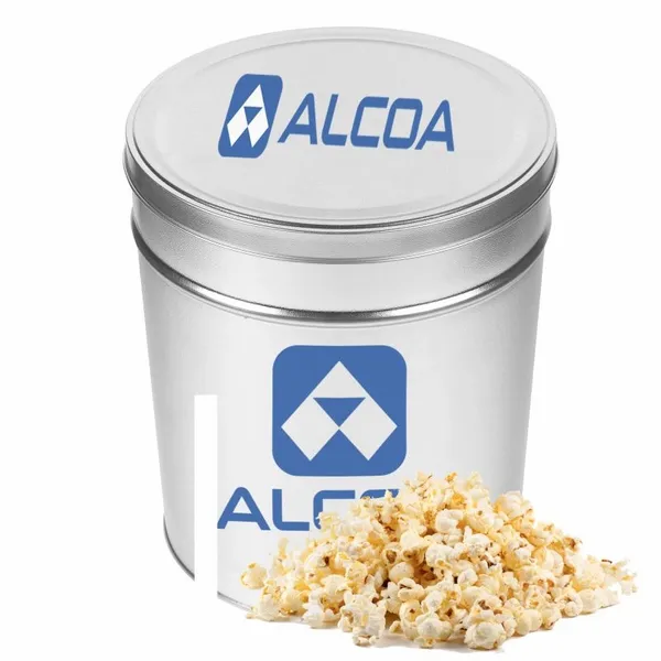 Three and a Half Gallon Popcorn Tin - Butter Popcorn - Custom Patch