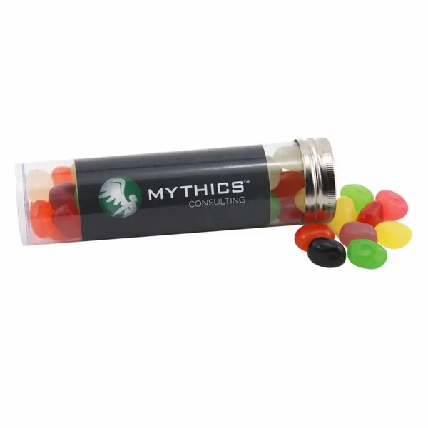 Medium 5" Candy Tube with Assorted Jelly Beans - Custom Patch