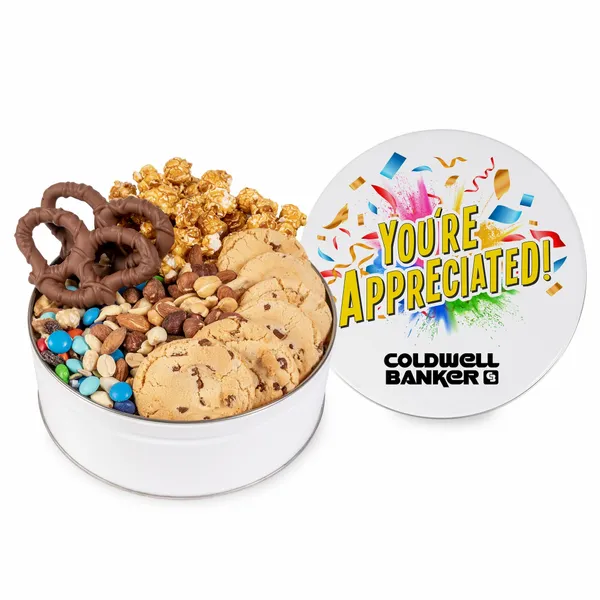 Fresh Beginnings Sweet & Salty Chocolate Explosion Tin - Custom Patch