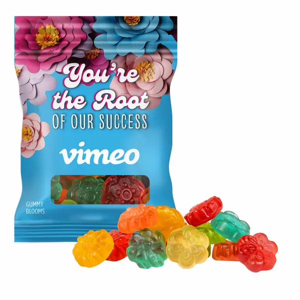Clever Candy 2oz. Full Color DigiBag™ with Gummy Blooms - Custom Patch