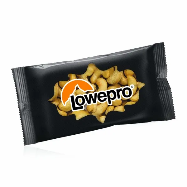 1oz. Full Color DigiBag™ with Jumbo Salted Cashews - Custom Patch