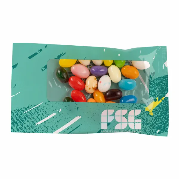 1oz. Full Color DigiBag™ with Gourmet Jelly Beans - Custom Patch
