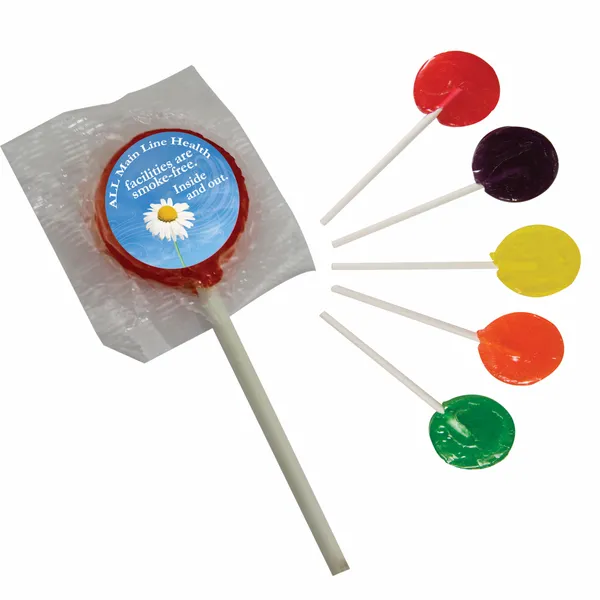 Lollipop w/ Round Label - Custom Patch