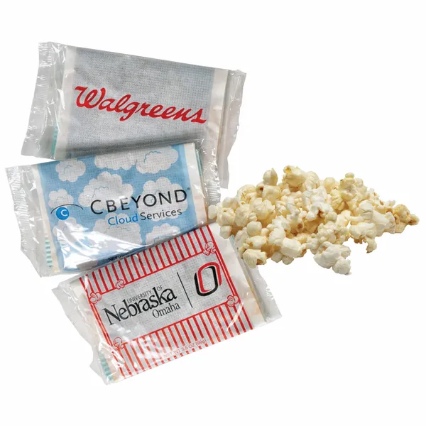 Custom Printed Single Microwave Popcorn Bag - Custom Patch
