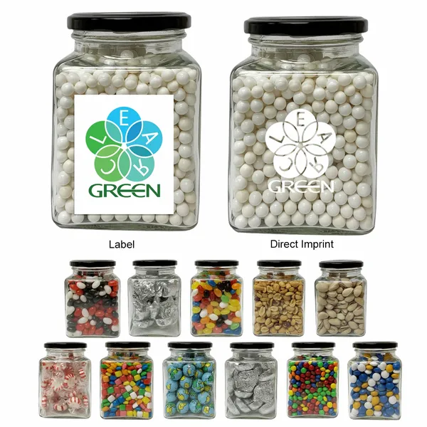 23 Oz. Glass Container - Custom Patch