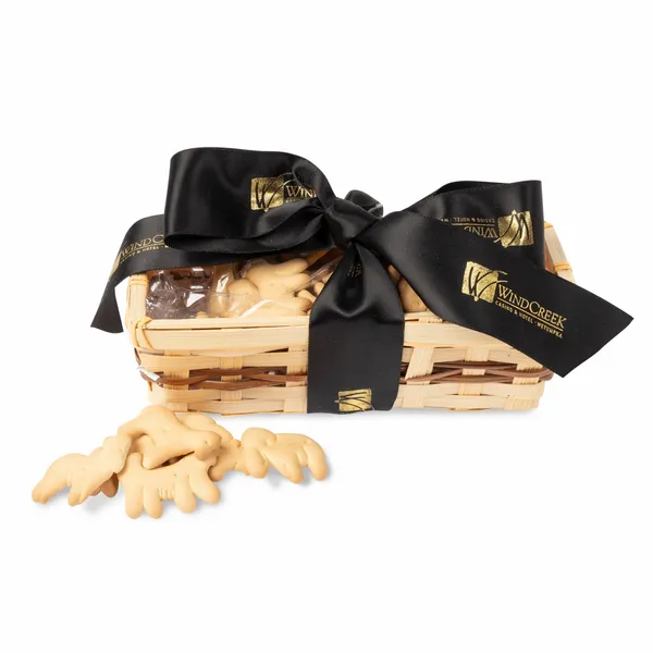 Gift Basket with Animal Crackers - Custom Patch