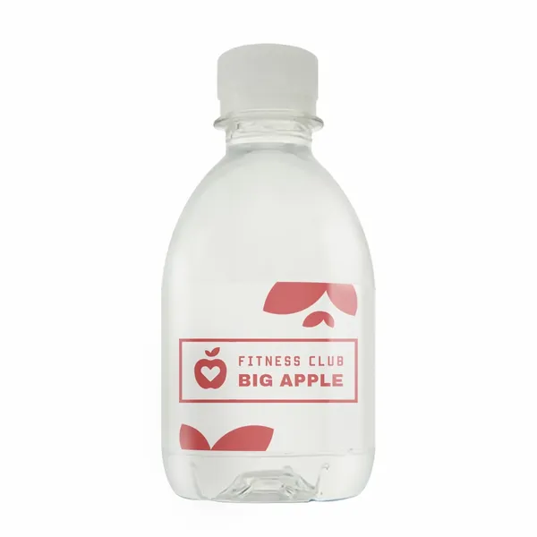 8 oz Plastic Bullet Bottle – Custom Label Water - Custom Patch