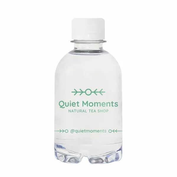 8 oz Plastic Bullet Bottle – Screen Printed Custom Water - Custom Patch