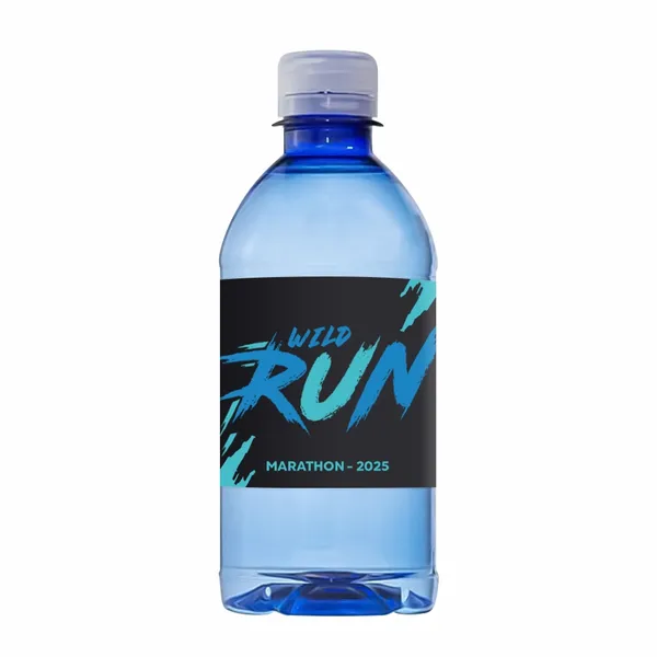 12 oz Plastic Bullet Bottle - Custom Patch