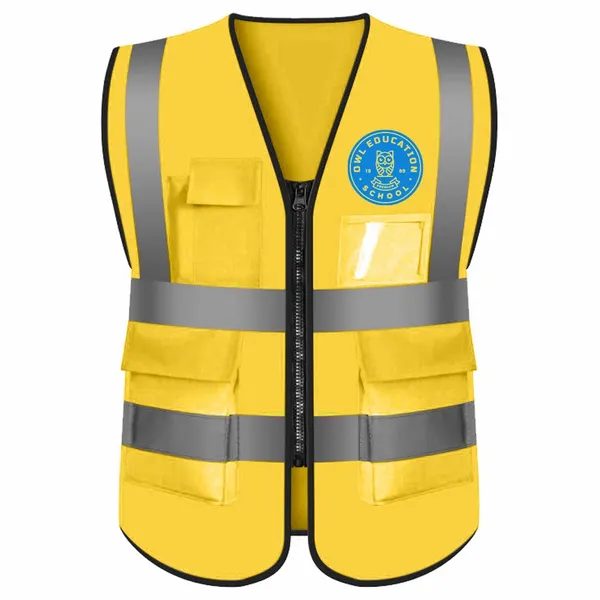 Multi-Pocket Professional Safety Vests - Custom Patch