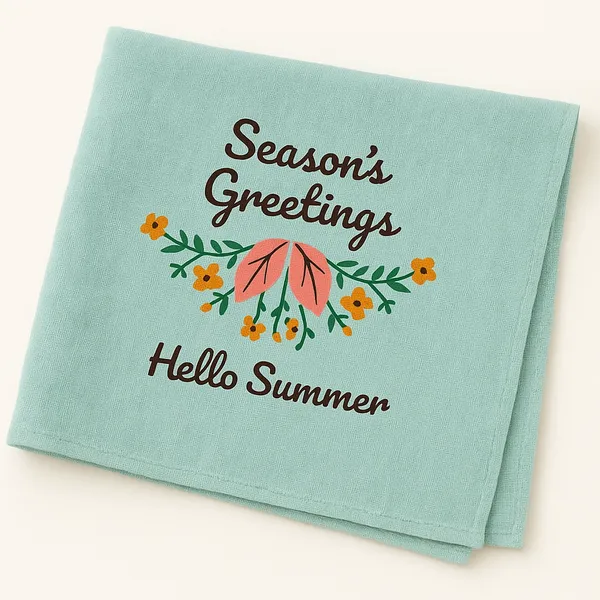 Linen Towels - Custom Patch