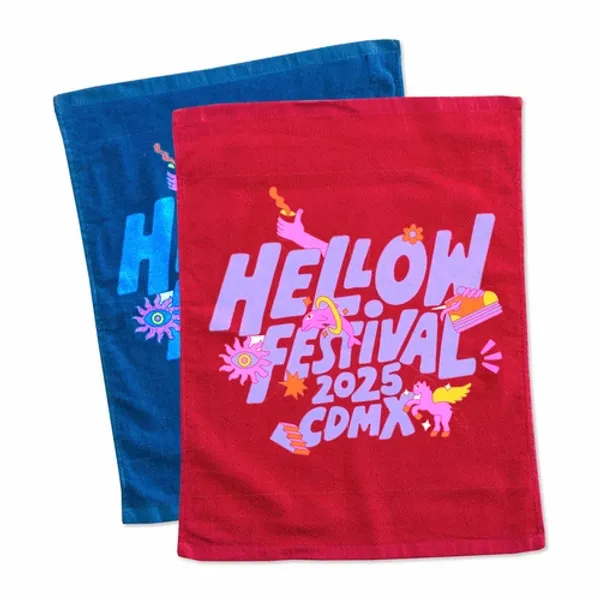Custom Rally & Festival Towel - Custom Patch
