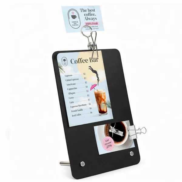 Metal Desk Display - Custom Patch