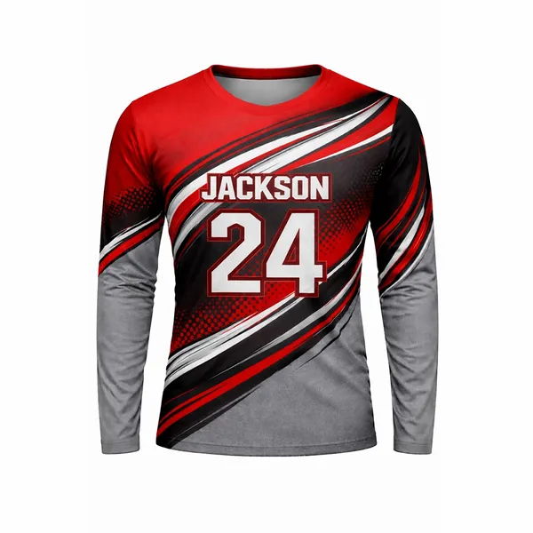 Full Color Long Sleeve Tshirt - Custom Patch