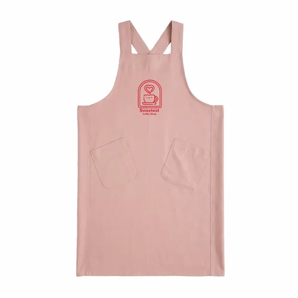Soft-Touch Linen Aprons - Custom Patch