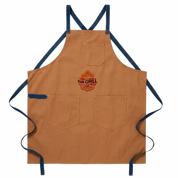 Artisan Heavy Duty Denim Aprons - Custom Patch