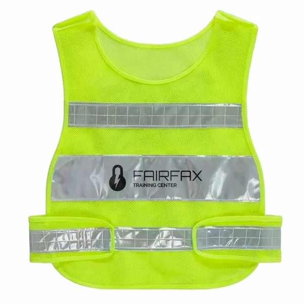Mesh Reflective Safety Vests - Custom Patch