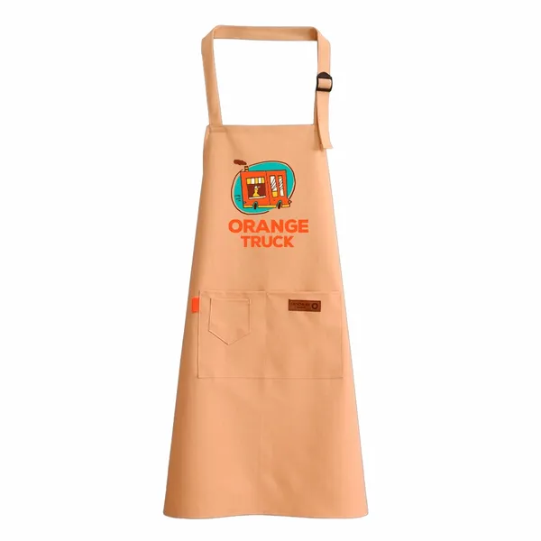 Cationic Solid Color Apron - Custom Patch