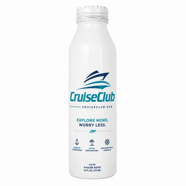 16 oz Aluminum Tall and Skinny Bottle (with Direct Print) - Custom Patch