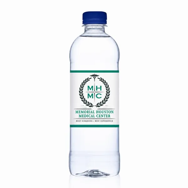 16.9 oz Bullet Bottles – Private Label Water - Custom Patch