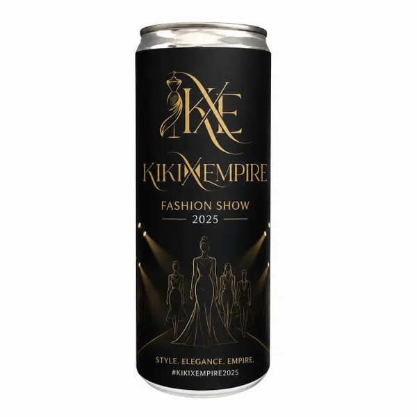 12 oz Can (with a wrap around label) - Custom Patch