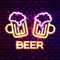 Beer Bar Neon Sign - Custom Patch