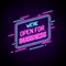 Open For Business Neon Sign - Custom Patch