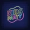 Kids Party Neon Sign - Custom Patch