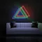 Triangles Neon Sign - Custom Patch