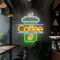 Coffee Neon Sign - Custom Patch