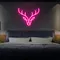 Abstract Deer Neon Sign - Custom Patch