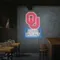 OU Bud Light Neon Sign - Custom Patch