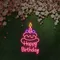 Happy Birthday Wishes Neon Sign - Custom Patch