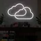 Twin Cloud Neon Signs - Custom Patch