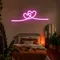Infinity Heart Pink Neon Sign - Custom Patch