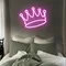 Majestic Pink Crown Neon Sign - Custom Patch