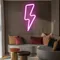 Pink Thunder Neon Sign - Custom Patch