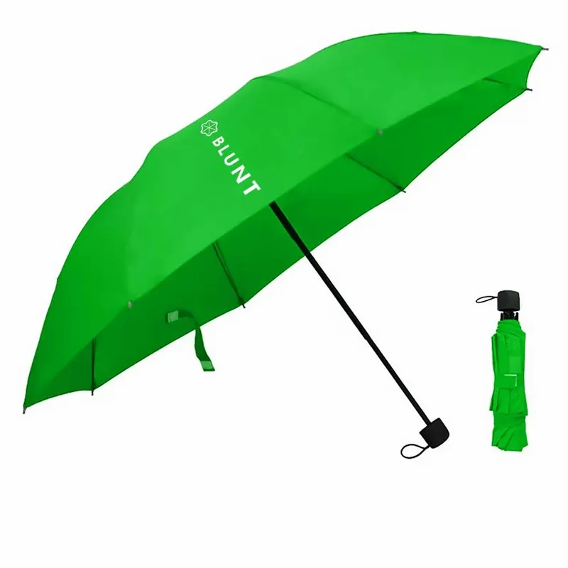 Compact Foldable Umbrella - 42 in Arc - Custom Patch