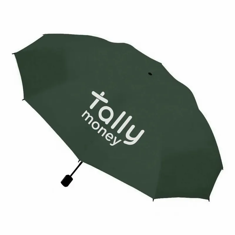 Auto Folding Umbrella - 42 In Arc - Custom Patch
