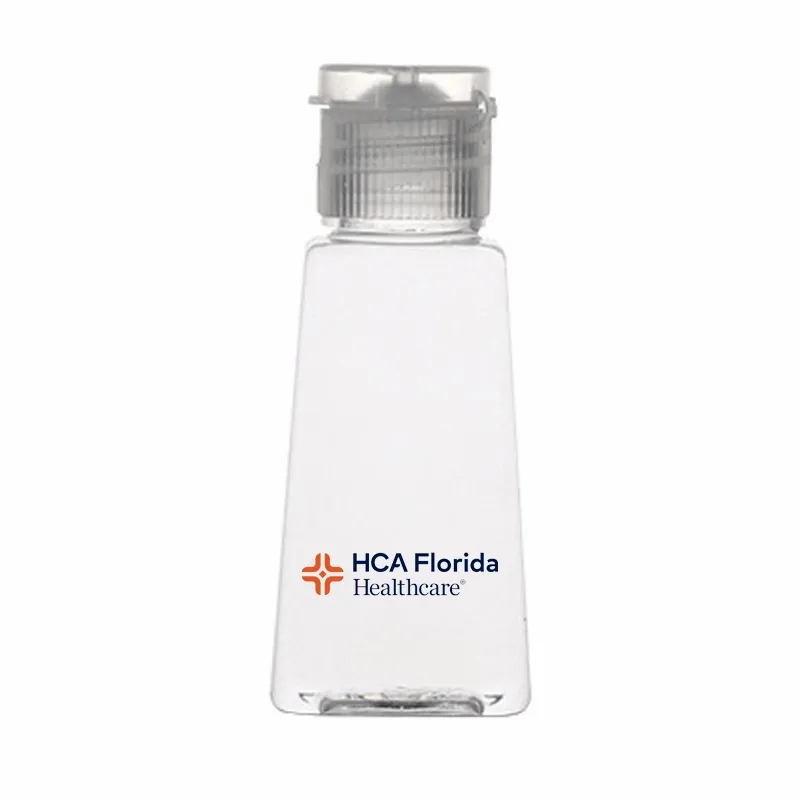Sanitizer Triangle Bottles - Custom Patch