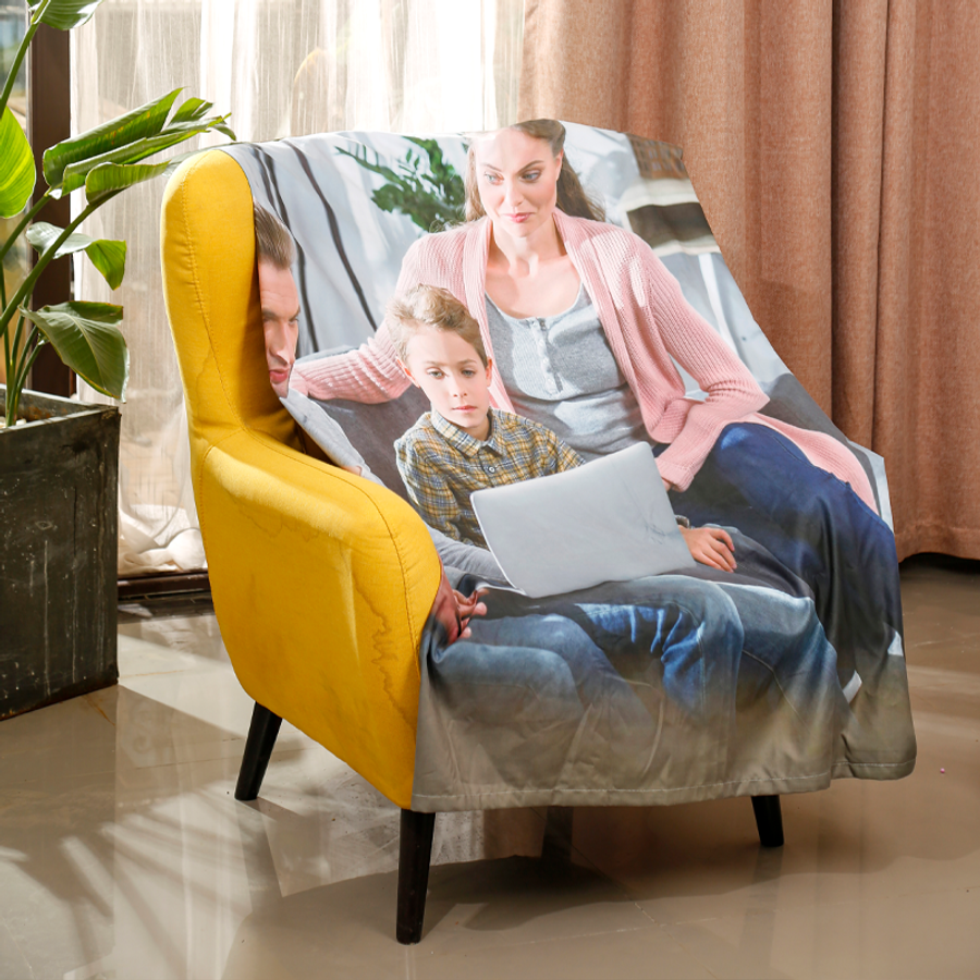 Fleece Blanket - Custom Patch