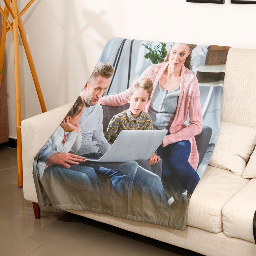 Fleece Blanket - Custom Patch