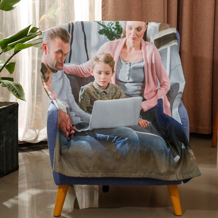 Fleece Blanket - Custom Patch