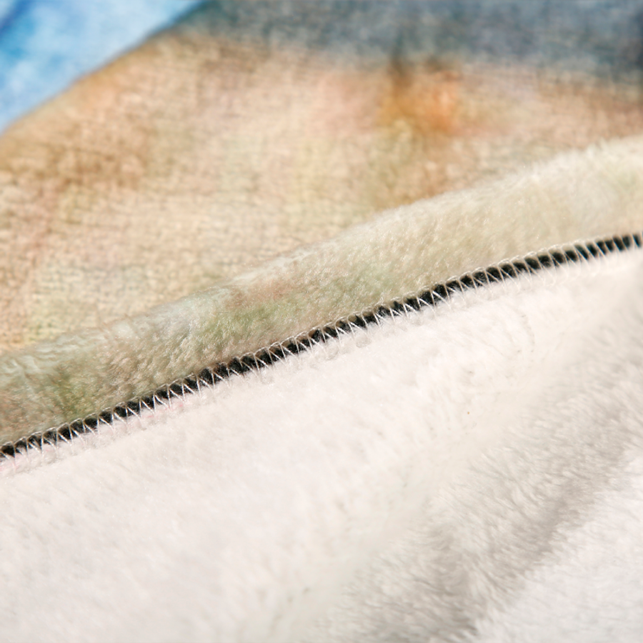 Plush Fleece Blanket - Custom Patch