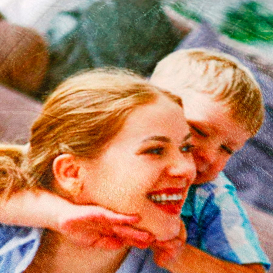 Plush Fleece Blanket - Custom Patch