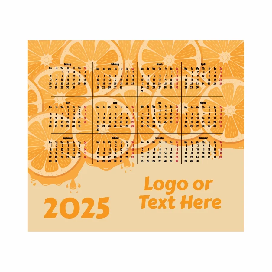 Custom Orange Mouse Pad - Custom Patch