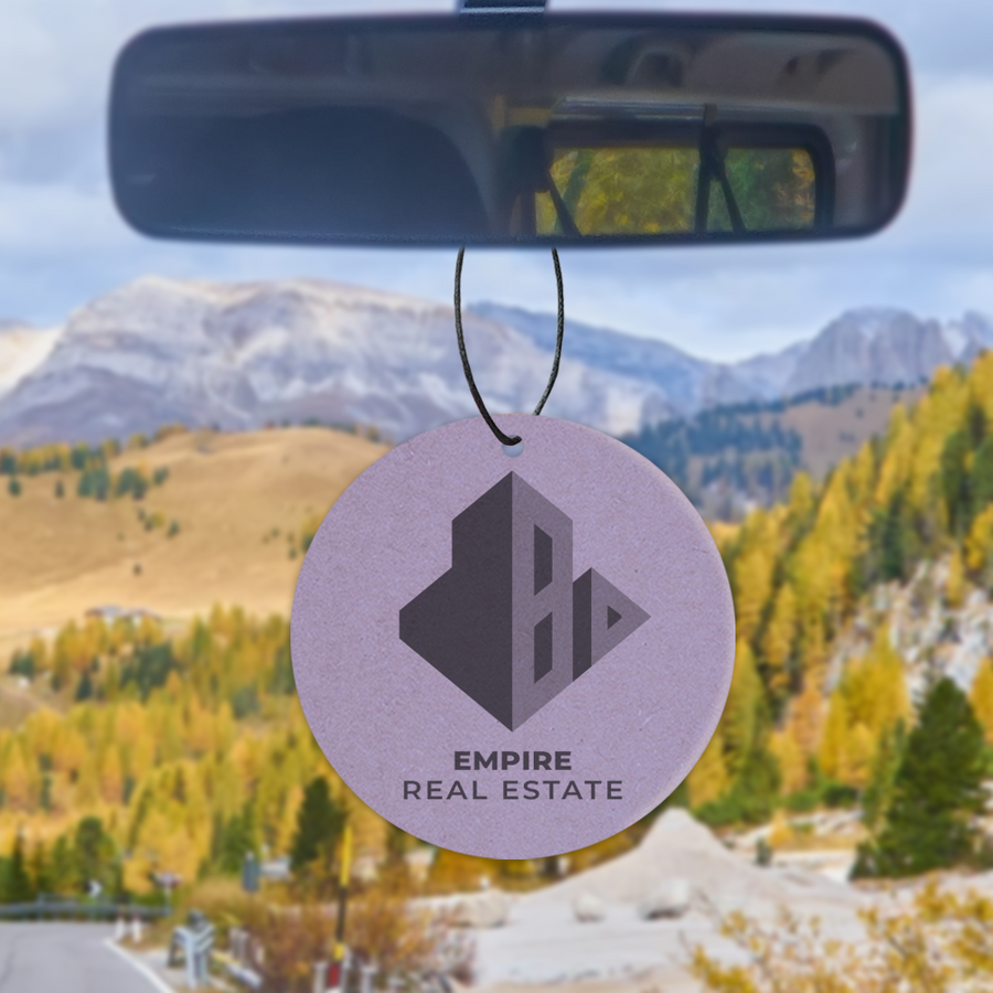 Eco Kraft Paper Air Freshener - Custom Patch